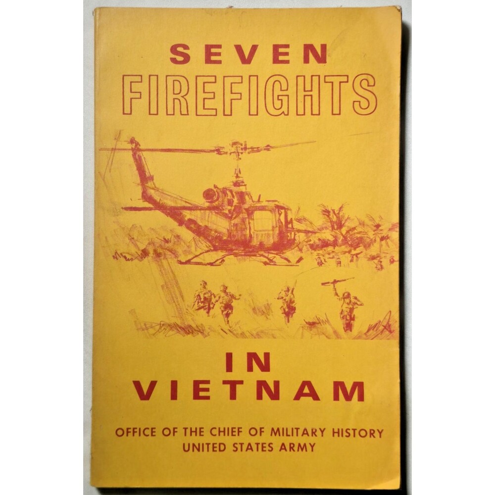 1970 Seven Firefights In Vietnam Albright Cash Sandstrum First War Army